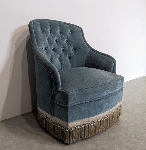 Image 1 of   50′ Turquoise Fauteuil