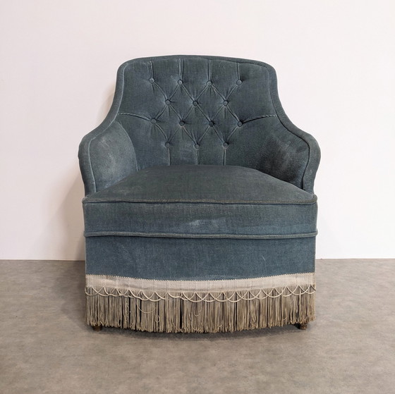 Image 1 of   50′ Turquoise Fauteuil