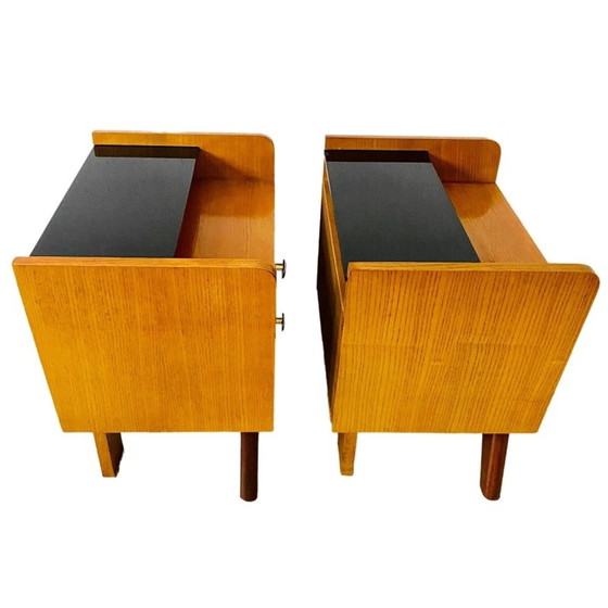 Image 1 of Vintage mid-century duotone deens design nachtkastjes 1960's