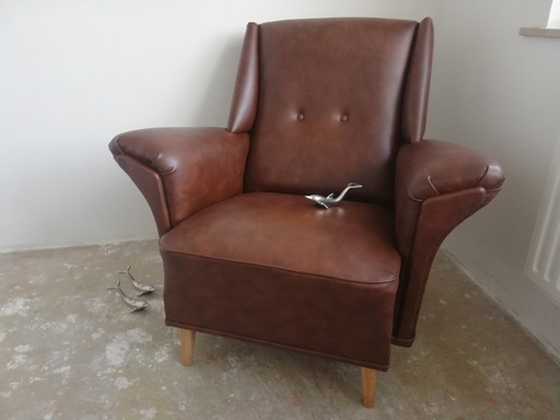 Vintage lounge fauteuil