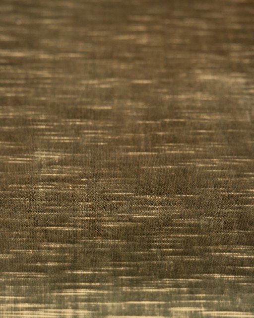 Set van 4 Vintage 60S Stoelen In Hout En Groen Fluweel Italiaans Ontwerp