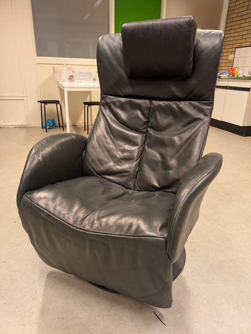 Jori Relaxfauteuil Symphony Donkergroen Leer