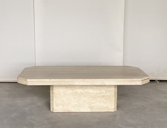 Image 1 of Vintage travertine coffeetable