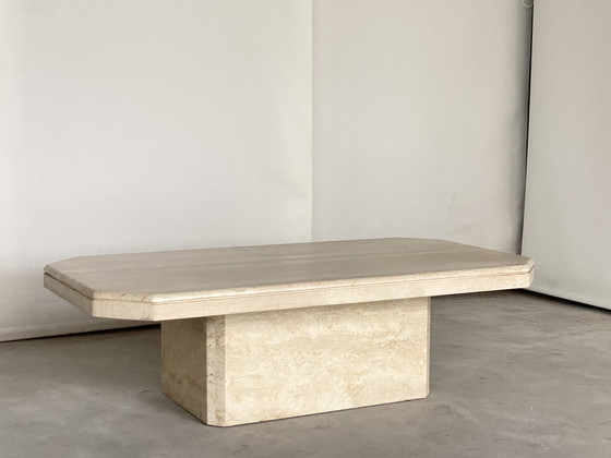 Image 1 of Vintage travertine coffeetable