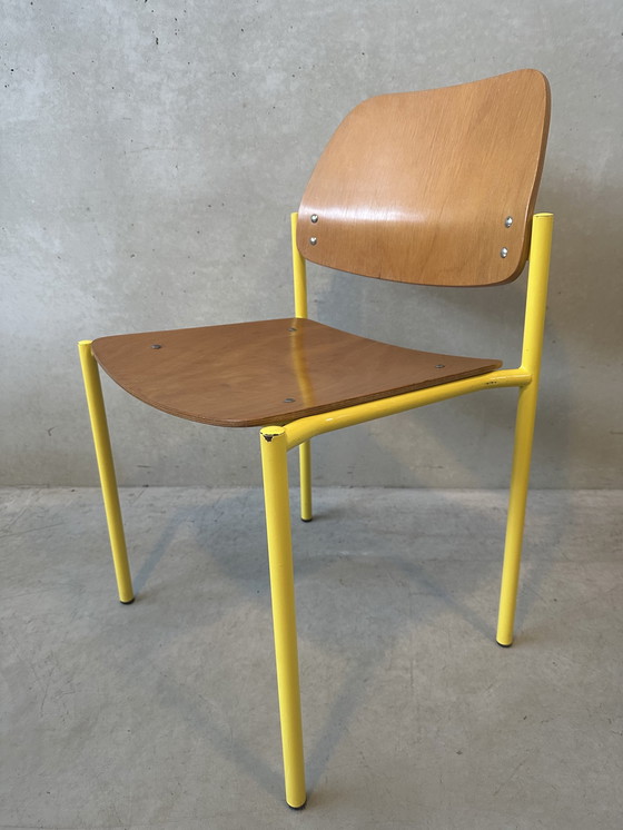 Image 1 of 6x vintage stapelstoelen ‘De Valk’