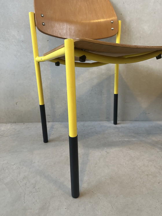 Image 1 of 6x vintage stapelstoelen ‘De Valk’