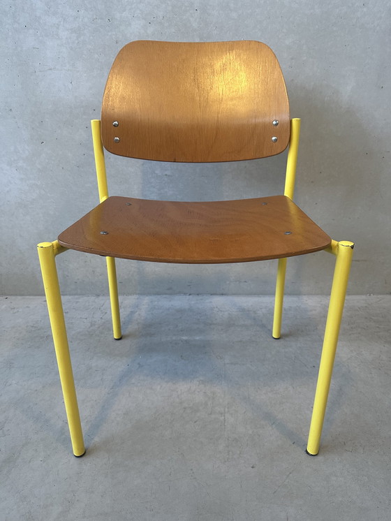 Image 1 of 6x vintage stapelstoelen ‘De Valk’