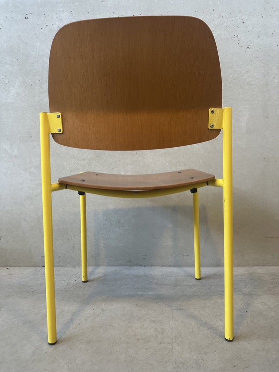 Image 1 of 6x vintage stapelstoelen ‘De Valk’