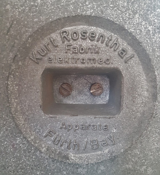 Image 1 of Industriële tafellamp van Kurt Rosenthal uit 1950