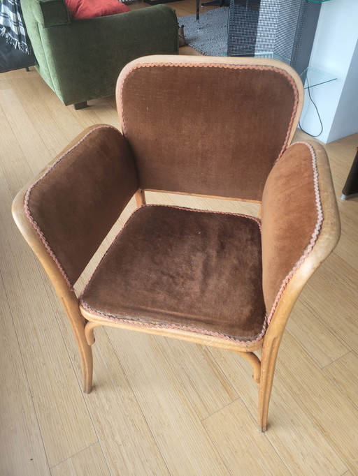 Thonet 6585 Art Nouveau Otto Wagner fauteuil