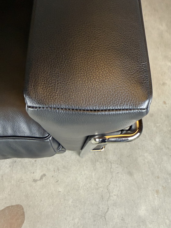 Image 1 of Cassina Lc2 Le Corbusier Fauteuil Zwart Leer/Chroom