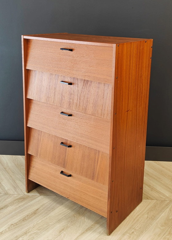 Image 1 of Mid Century schoenenkast