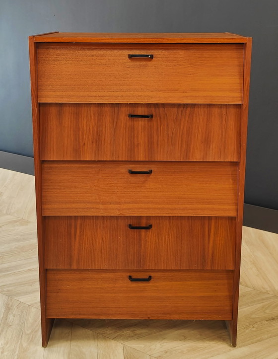 Image 1 of Mid Century schoenenkast