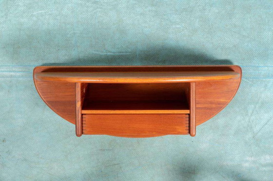 Image 1 of Deens design wandconsole teakhout, Kai Kristiansen