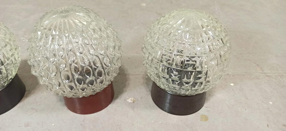 Image 1 of 3 x vintage plafondlamp