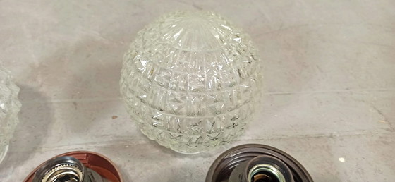 Image 1 of 3 x vintage plafondlamp