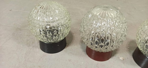 Image 1 of 3 x vintage plafondlamp