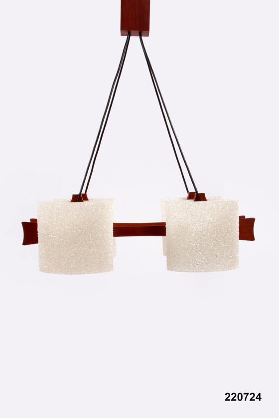 Image 1 of Vintage hanglamp met harskapjes