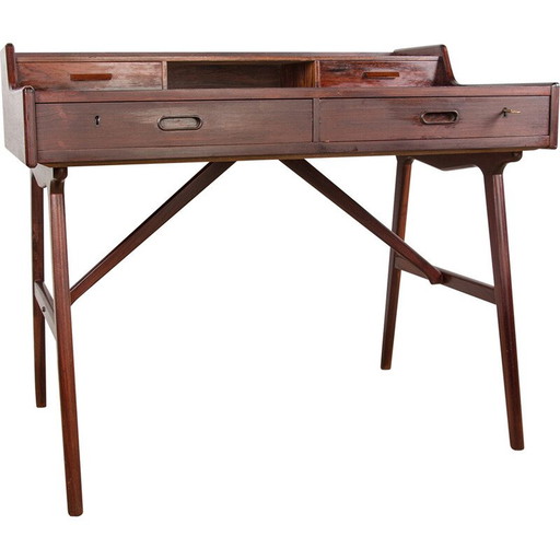 Vintage Deens palissander bureau model 56 van Arne Wahl Iversen voor Vinde Mobelfabrik, 1960