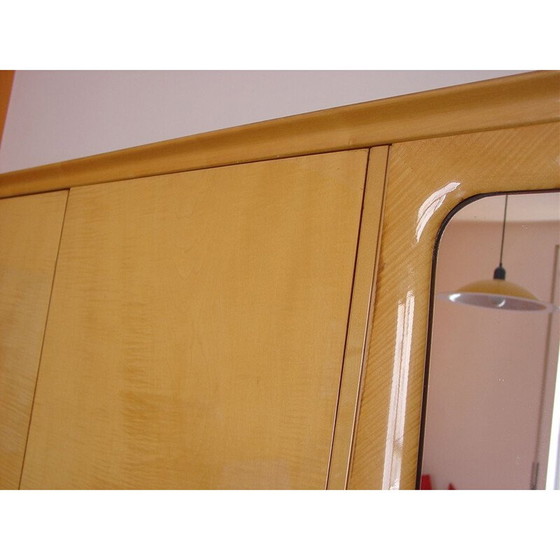 Image 1 of Vintage esdoorn kast door Silvio Cavatorta, Italië 1950