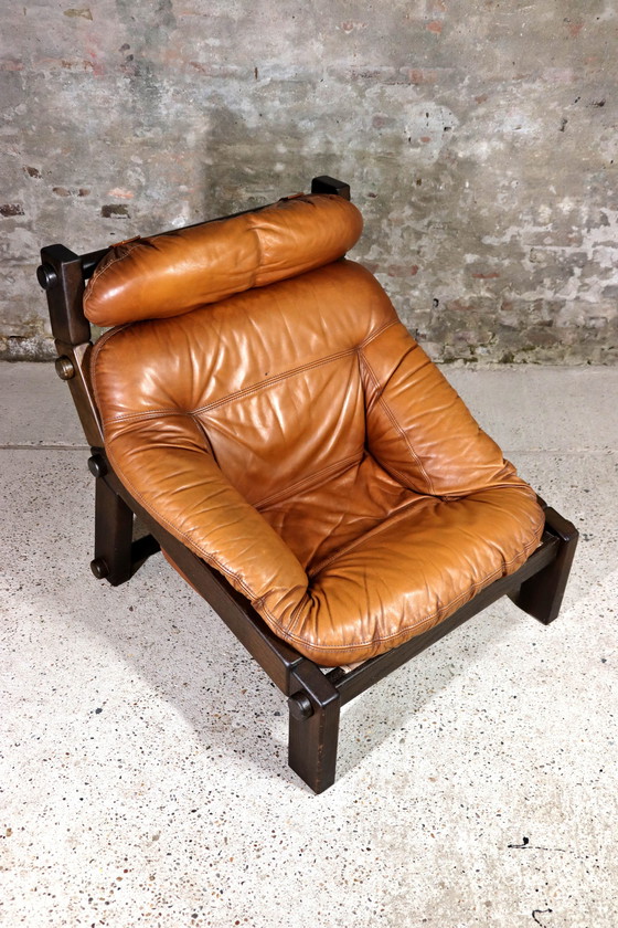 Image 1 of Gerard Van Den Berg Brutalist Lounge Chair Voor Montis 