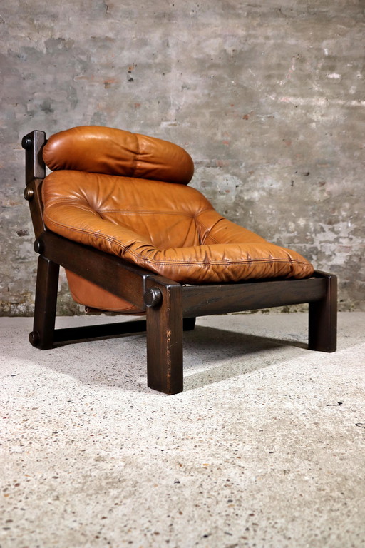 Gerard Van Den Berg Brutalist Lounge Chair Voor Montis 