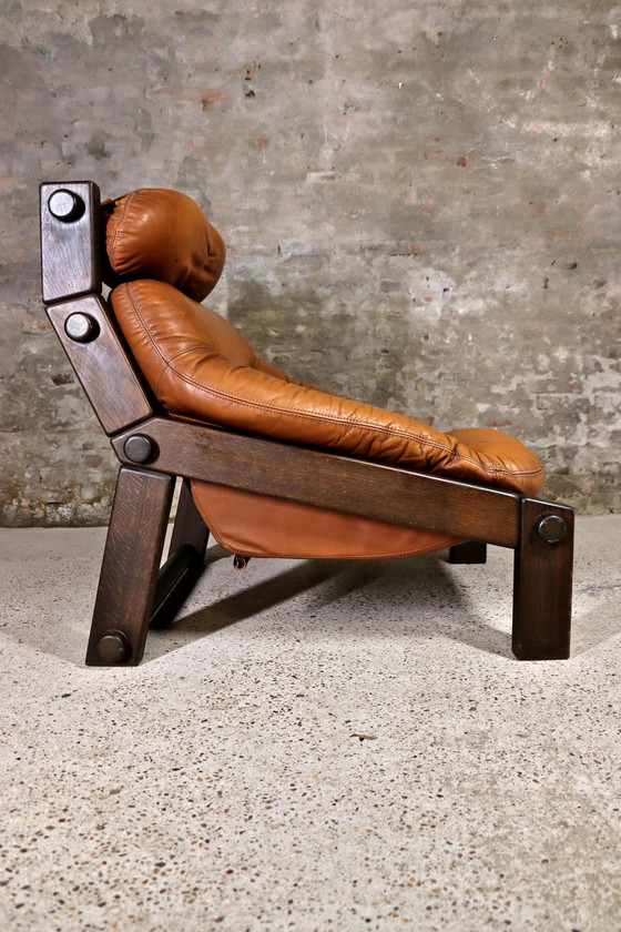 Image 1 of Gerard Van Den Berg Brutalist Lounge Chair Voor Montis 