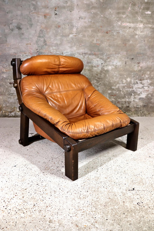 Gerard Van Den Berg Brutalist Lounge Chair Voor Montis 