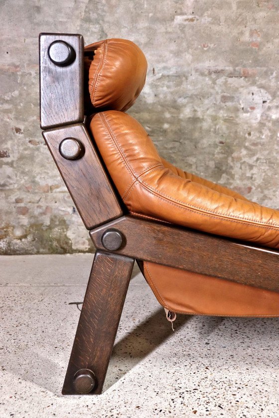 Image 1 of Gerard Van Den Berg Brutalist Lounge Chair Voor Montis 