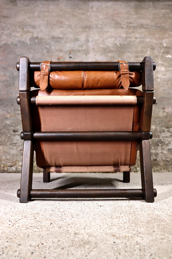 Image 1 of Gerard Van Den Berg Brutalist Lounge Chair Voor Montis 