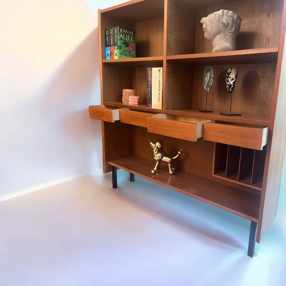 Image 1 of Vintage Deens Design Boekenkast Ølholm Møbelfabrik 