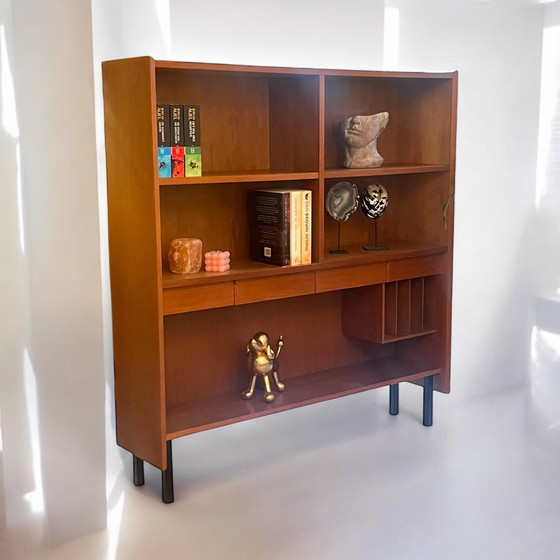 Image 1 of Vintage Deens Design Boekenkast Ølholm Møbelfabrik 