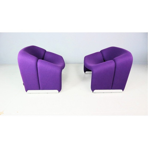 Image 1 of Paar vintage F598 fauteuils van Pierre Paulin voor Artifort, Nederland 1972