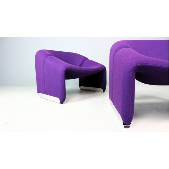 Image 1 of Paar vintage F598 fauteuils van Pierre Paulin voor Artifort, Nederland 1972