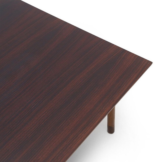 Image 1 of Vierkante massief houten salontafel, 1960