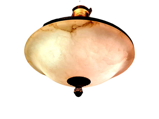 Image 1 of Mariner Royal Heritage 18694 bronzen albast hanglamp