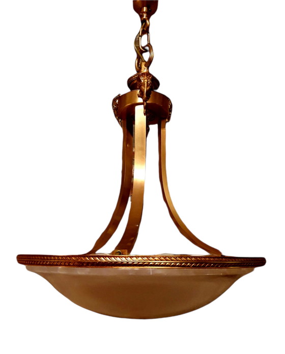 Image 1 of Mariner Royal Heritage 18694 bronzen albast hanglamp