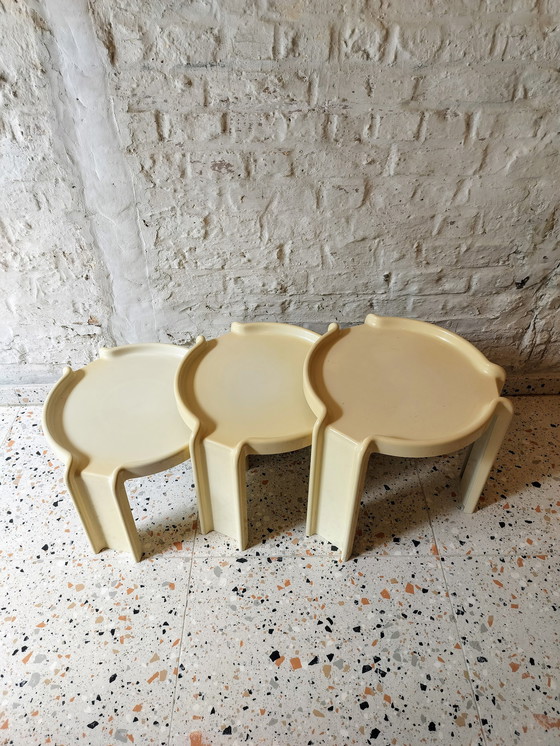 Image 1 of 3x Kartell bijzettafels Giotto Stoppino