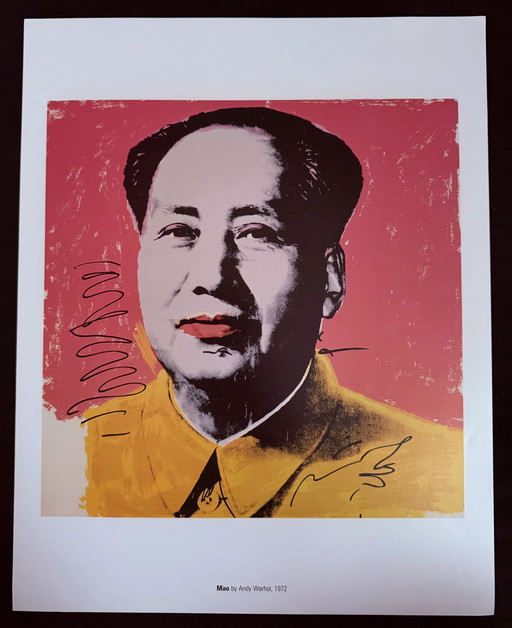 Andy Warhol: “Mao, 1972”.  ©2007 Andy Warhol Foundation For The Visual Arts, New York. 