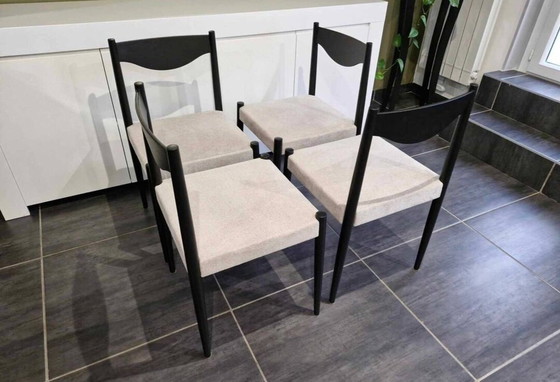 Image 1 of Set van 4 Scandinavische stoelen, 1970