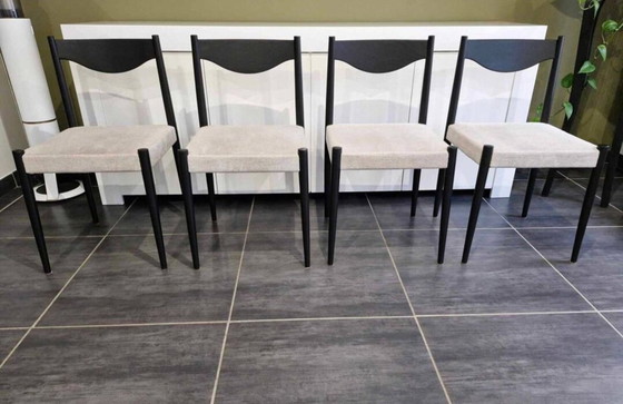 Image 1 of Set van 4 Scandinavische stoelen, 1970