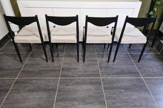 Image 1 of Set van 4 Scandinavische stoelen, 1970