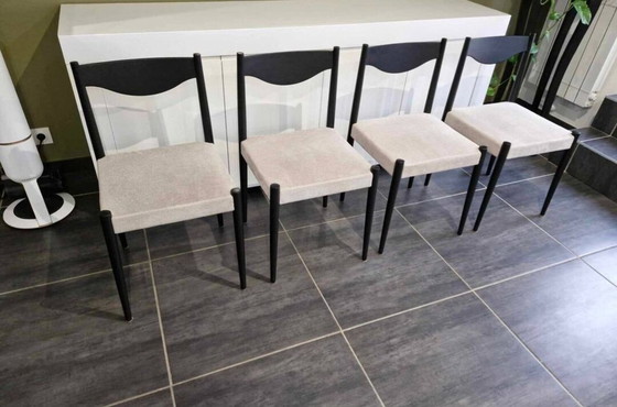 Image 1 of Set van 4 Scandinavische stoelen, 1970