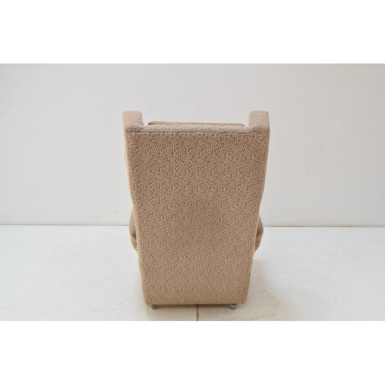 Image 1 of Vintage fauteuil op wielen, Tsjecho-Slowakije 1950