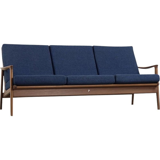 Image 1 of Set vintage moderne teakhouten sofa en 2 fauteuils van Parker Furniture, Australië, jaren 1950