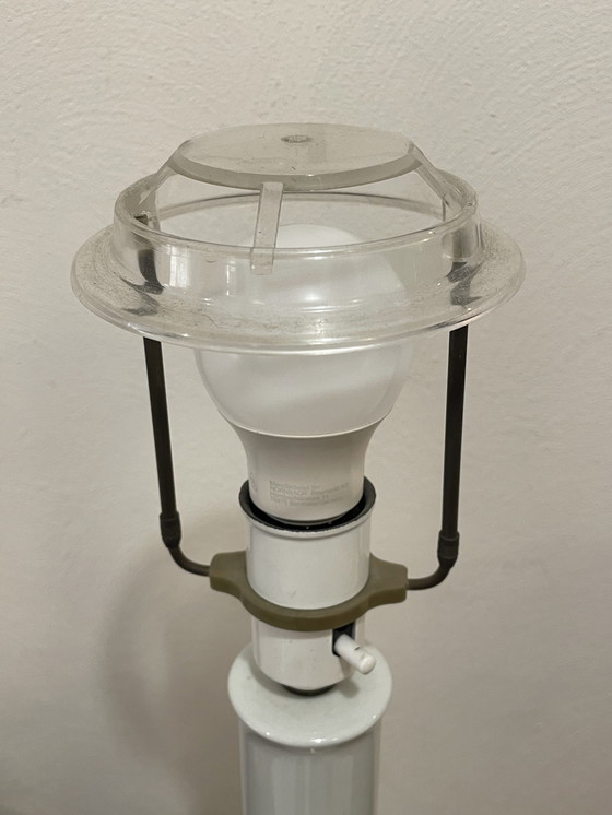 Image 1 of Tafellamp / Schemerlamp, Royal Copenhagen, Aardewerk In Faux Bamboe Stijl, 1960'S Denemarken