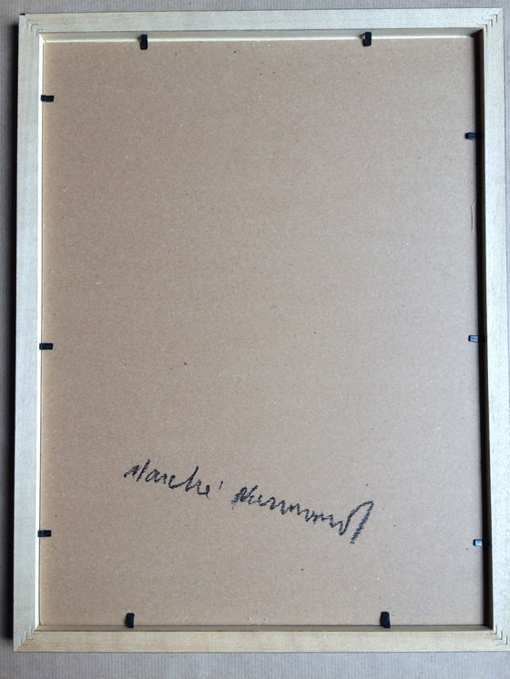 Image 1 of Schilderij van Henry Saint-Clair (1899-1990) "Marché Normand" (Normandische markt)