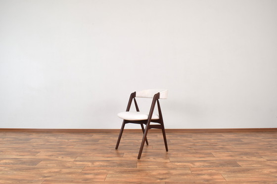 Image 1 of Mid Century Deense Teakhouten Eetkamerstoelen Door Th. Harlev Voor Farstrup, 1960S, Set Van 4.