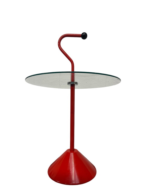 Image 1 of Postmoderne Design Bijzettafel Carlo Bimbi Voor Segis, Memphis Stijl