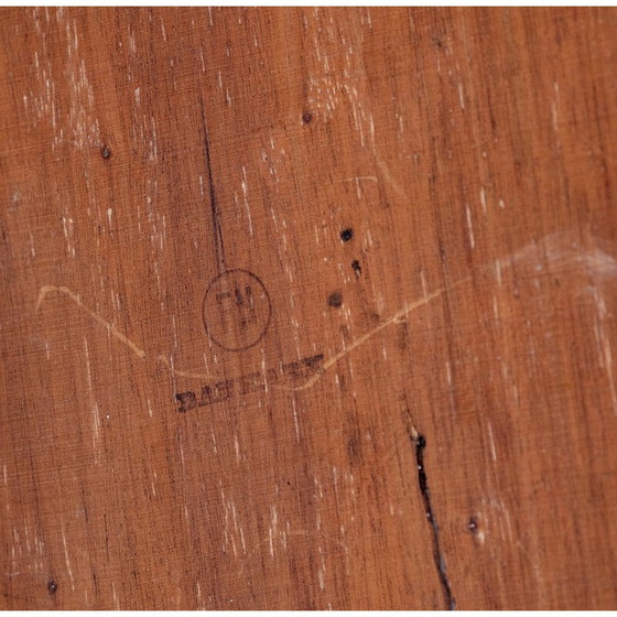 Image 1 of Vintage model 3605 bureau in rozenhout van Arne Jacobsen voor Fritz Hansen, Denemarken 1960